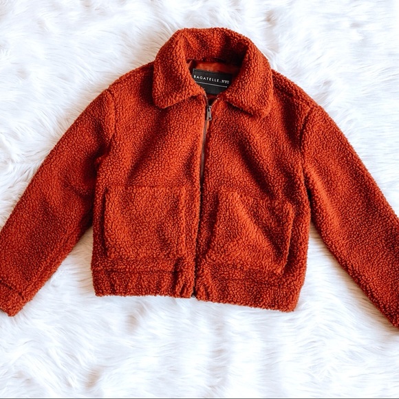 Bagatelle Teddy Sherpa Jacket - Picture 2 of 8